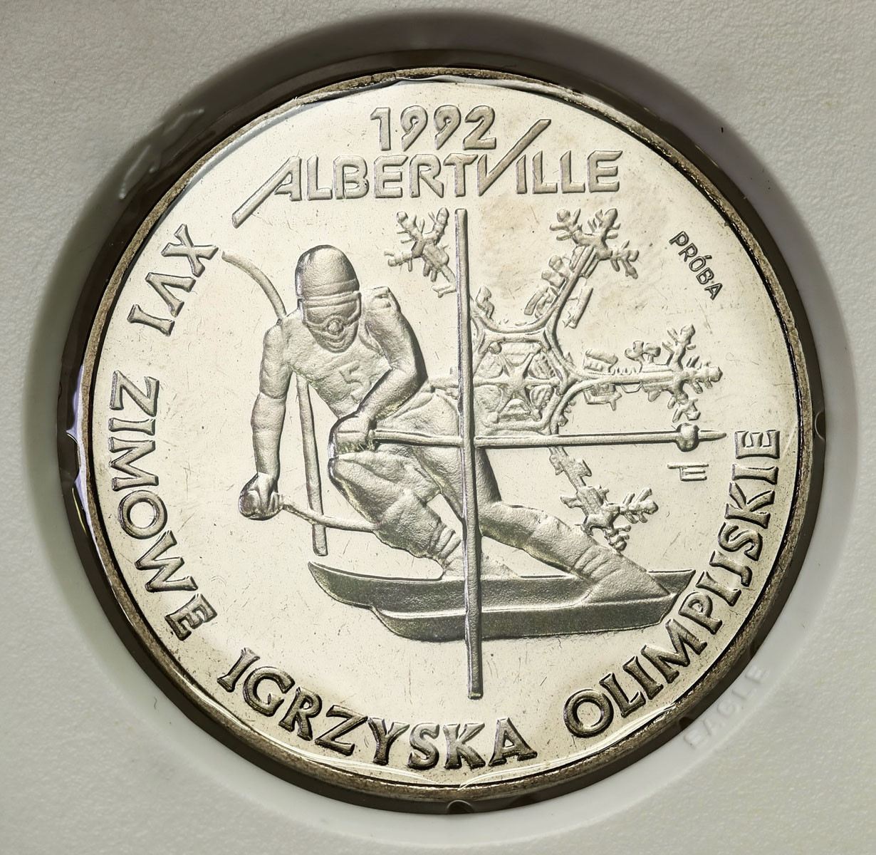 III RP. PRÓBA Nikiel 200 000 złotych 1991 – XVI Zimowe Igrzyska Olimpijskie Albertville